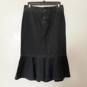 Ralph Lauren Denim Corset Skirt Size 2